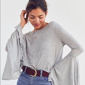 Kimchi Blue Vera Long Sleeve in Grey